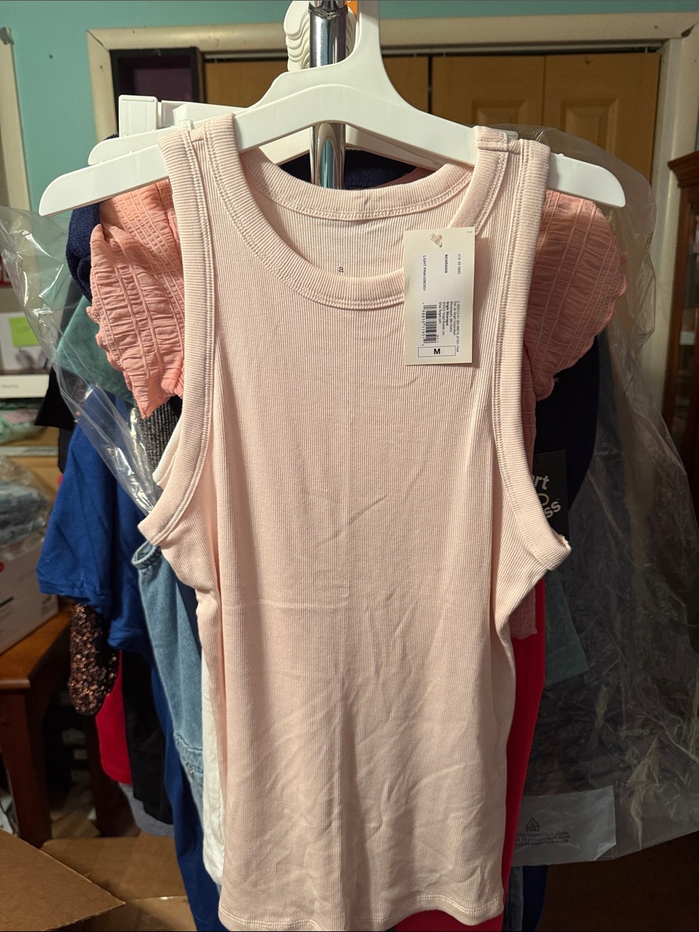 a new day Pale Pink Ribbed Tank Top - Women's Sleeveless